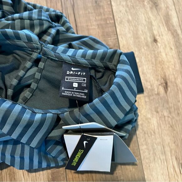 Nike dry fit stiped long sleeve shirt size S - Picture 6 of 8